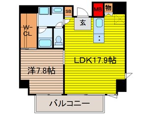 クレグラン天満の物件間取画像